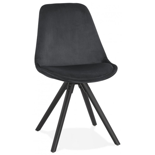 3S. x Home - Chaise Noir JONES - Sélection meuble & déco Scandinave