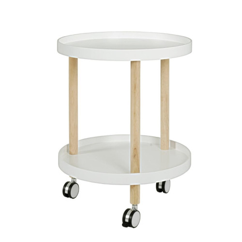 3S. x Home - Desserte sur roulettes Blanc - Accessoires et meubles de cuisine Design