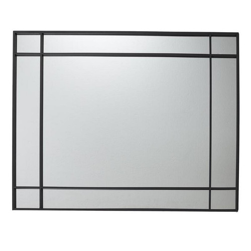 Miroir Rectangle Art Déco - Noir Noir 3S. x Home Meuble & Déco