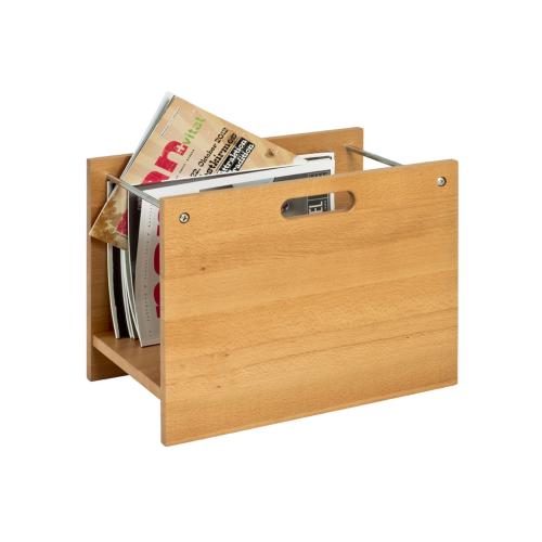 3S. x Home - Portes revues marron en bois et métal  - Panier Et Boîte Design