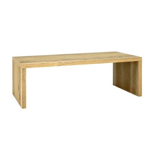 3S. x Home - Table basse finition chêne véritable et plateau nid d'abeille - Table Basse Design