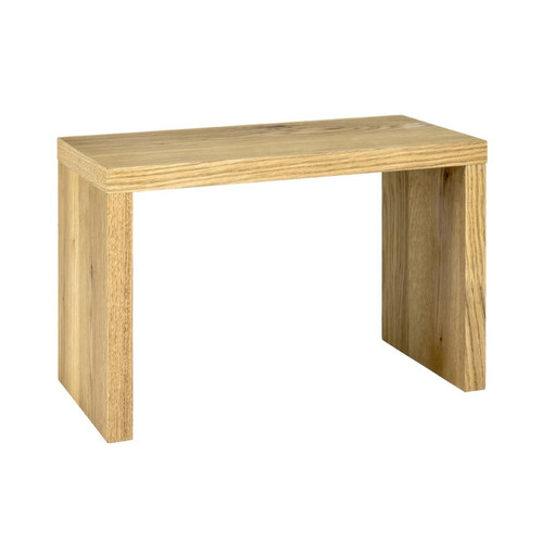 3S. x Home - Table d'appoint H40cm finition chêne véritable  - Table Basse Design