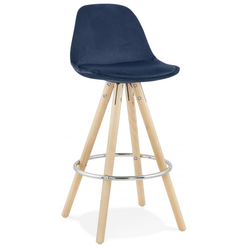 3S. x Home - Tabouret Bleu FRANKY MINI 65cm - Chaise Et Tabouret Et Banc Design