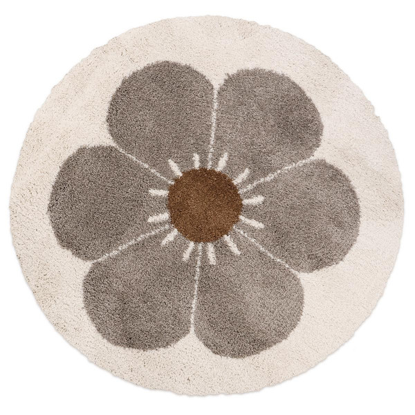Tapis rond Taupe 3S. x Home