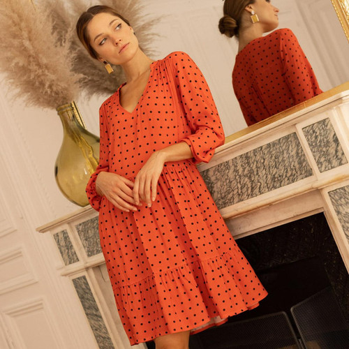 3S. x Réédition - Robe courte Delia - La mode grande taille femme