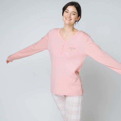 Iconic - Pyjama deux pièces, pantalon à carreaux Coton Femme - Iconic lingerie