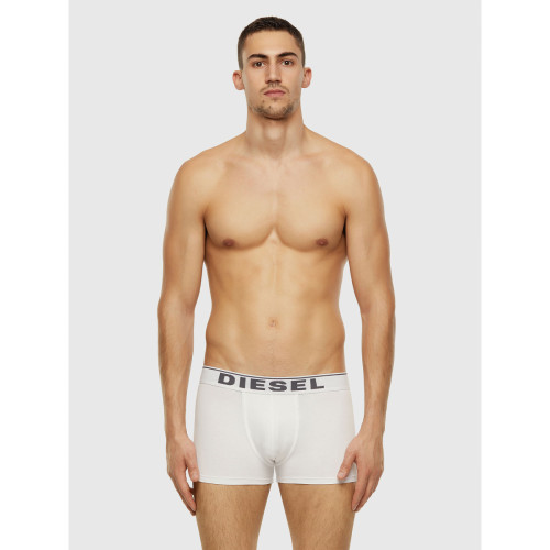 Boxer logote ceinture elastique - Blanc en coton Diesel Underwear