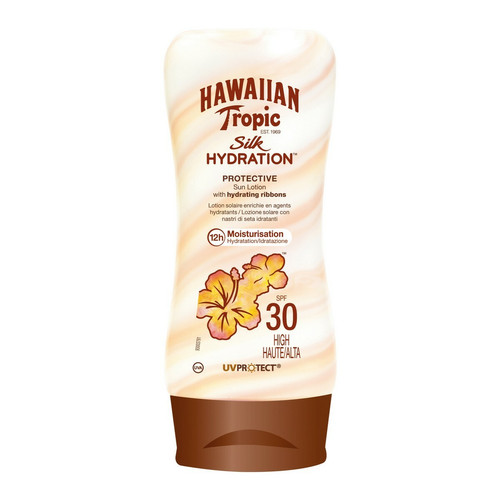 Hawaiian Tropic - Lotion Hydratante Solaire Visage 12h - SPF 30  - Solaire et bronzant  femme