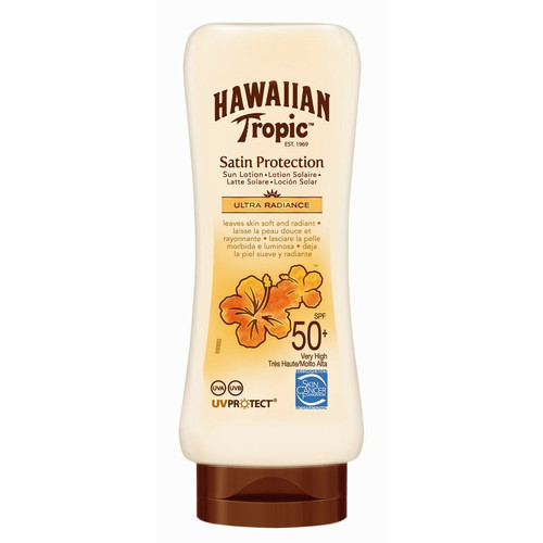 Hawaiian Tropic - Lotion Haute Protection Satin - Solaire et bronzant  femme