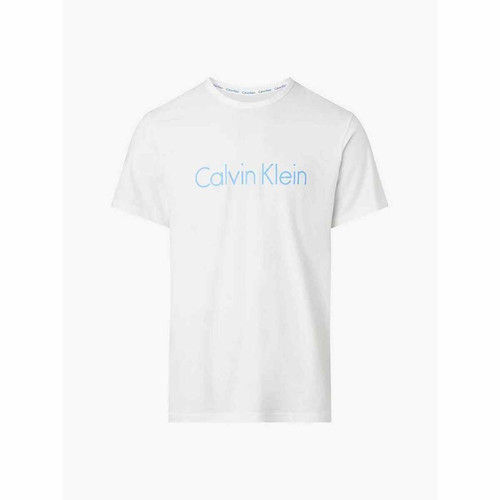 Tshirt col rond manches courtes - Blanc Calvin Klein Underwear en coton Calvin Klein Underwear LES ESSENTIELS HOMME