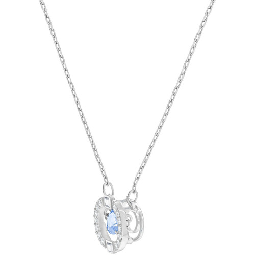 Collier et pendentif Swarovski  5279425 - Collier et pendentif Acier Cristal Bleu Femme Bijoux