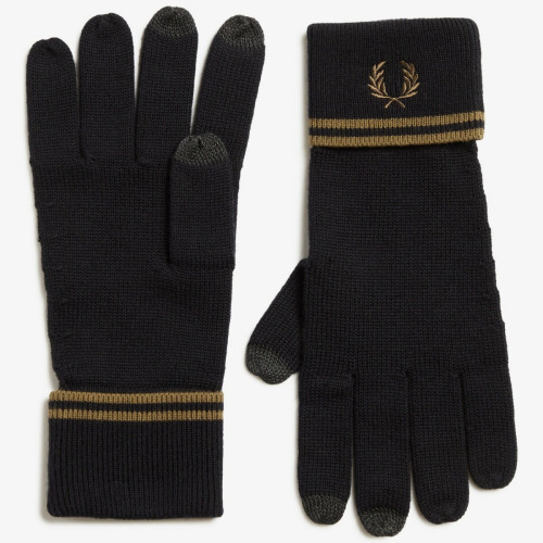 Fred Perry - Gants en laine merinos - Fred Perry Maroquinerie et Accessoires