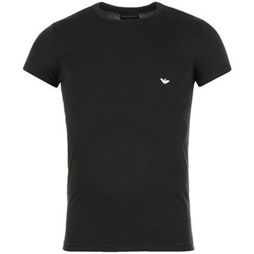Crew Neck T-shirt – Coton Noir Emporio Armani Underwear LES ESSENTIELS HOMME