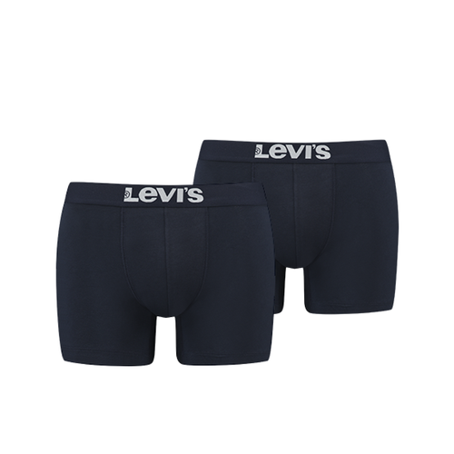 Lot de 2 boxers Bleu Marine en coton Levi's Underwear LES ESSENTIELS HOMME