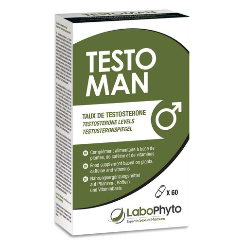 Labophyto - Testoman Taux De Testostérone - LABOPHYTO compléments alimentaires & aphrodisiaques
