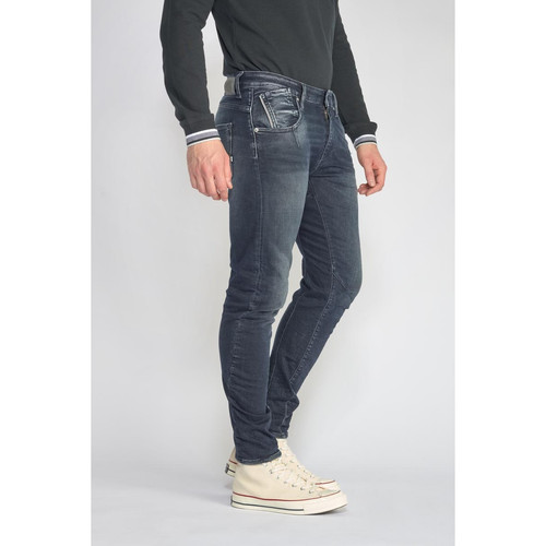 Jeans 900/3 Jogg tapered arqué  bleu-noir N°3 en coton Le Temps des Cerises
