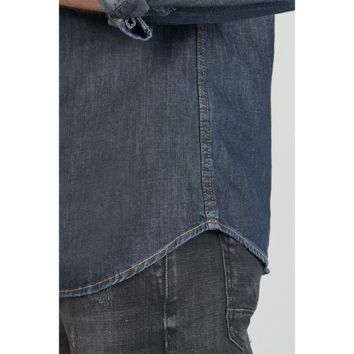 Chemise Juanito en jeans brut bleu Le Temps des Cerises LES ESSENTIELS HOMME