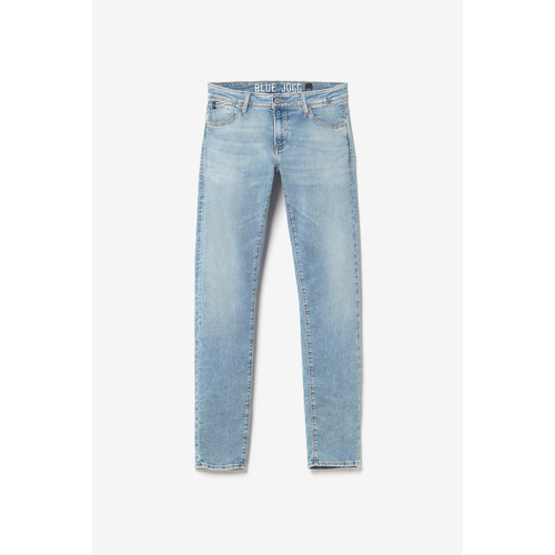Jeans ajusté BLUE JOGG 700/11, longueur 34 bleu en coton Glen Le Temps des Cerises