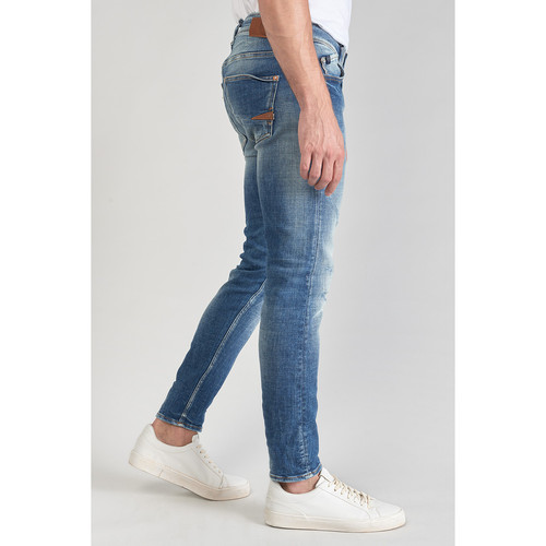 Jeans skinny POWER, 7/8ème bleu en coton Sean Jean homme