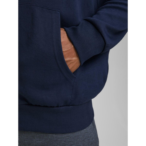 Sweat à capuche zippé Regular Fit Manches longues Bleu Marine en coton Axel Vêtement de sport homme