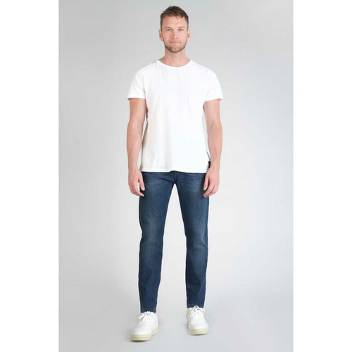Jeans Homme chino DEJEAN bleu en coton Le Temps des Cerises