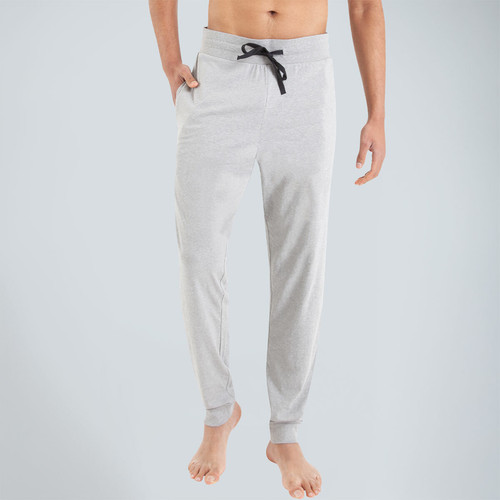 Pyjama long homme Homewear Noir Manches courtes en coton Athéna LES ESSENTIELS HOMME