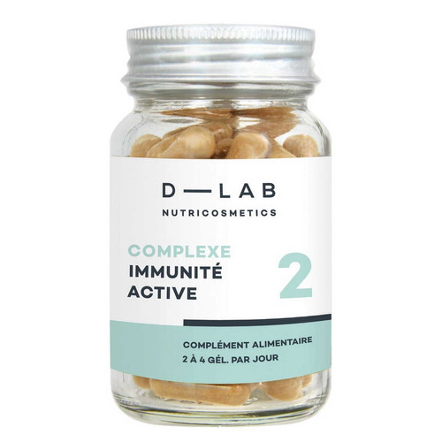 D-Lab - Complexe Immunité Active - Renforce les Défenses Naturelles du Corps - D-LAB Nutricosmetics