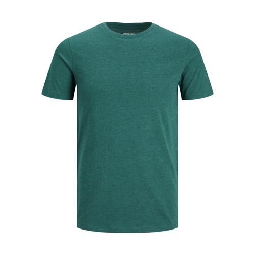 Jack & Jones - T-shirt Standard Fit Col rond Manches courtes Turquoise foncé en coton Zane - T-shirt / Polo homme