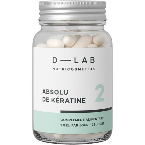 D-Lab - Absolu De Kératine - Anti-Chute & Réparation 1 Mois - D-LAB Compléments Alimentaires Cheveux