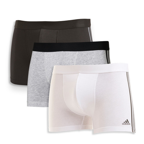 Adidas Underwear - Lot de 3 boxers homme Active Flex Coton 3 Stripes Adidas - Adidas Montres et Vêtements