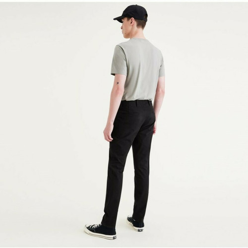 Pantalon chino skinny California noir en coton Dockers
