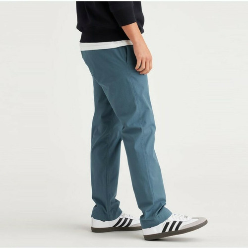 Pantalon chino slim California bleu canard en coton Dockers