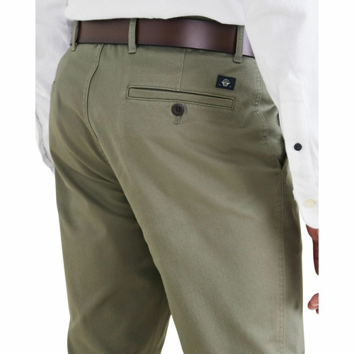 Pantalon chino skinny Original vert en coton Pantalon homme