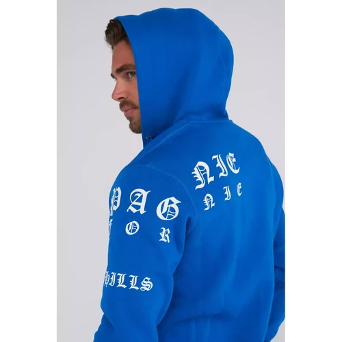 Compagnie de Californie - SWEAT ZIP CAPUCHE GOT CAL bleu cobalt - Vêtement de sport  homme