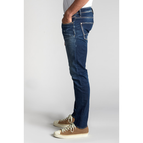 Jeans ajusté stretch 700/11, longueur 34 bleu Ryan Le Temps des Cerises
