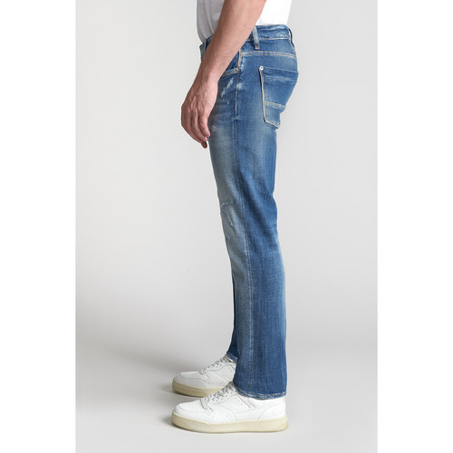 Jeans regular Ternas 800/12, longueur 34 bleu en coton Le Temps des Cerises