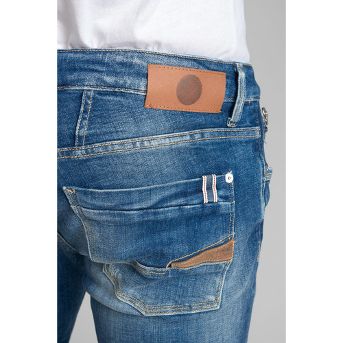 Jeans regular Ternas 800/12, longueur 34 bleu en coton Le Temps des Cerises LES ESSENTIELS HOMME