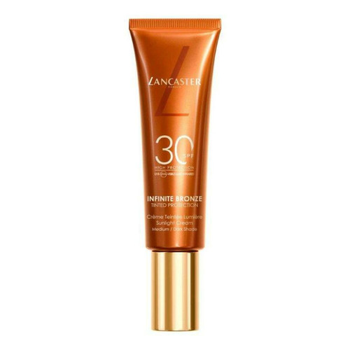Lancaster Solaires - Crème Visage Protection Solaire Teintée SPF 30 - Infinite Bronze  - Solaire et bronzant  femme