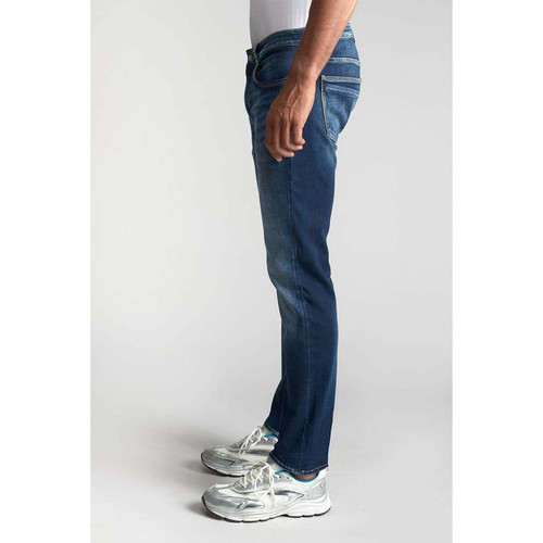 Jeans regular, droit 800/12JO, longueur 34 bleu en coton Mick Le Temps des Cerises
