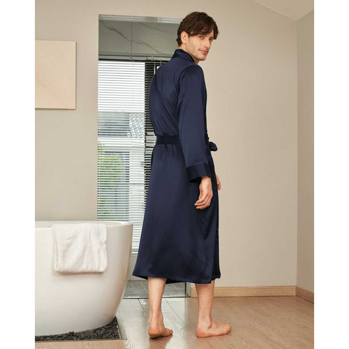 LilySilk - Robe Longue En Soie Luxueuse Classique Pour Homme - Maillot de corps  homme