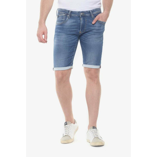 Le Temps des Cerises - Bermuda short en jeans JOGG bleu Lance - Bermuda / Short homme