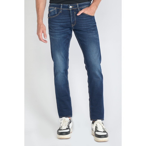 Jeans slim stretch 700/11, longueur 34 bleu Abel Le Temps des Cerises LES ESSENTIELS HOMME