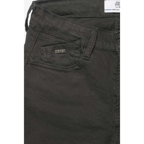 Jeans regular, droit pulp slim taille haute, longueur 34 noir Le Temps des Cerises
