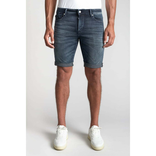 Le Temps des Cerises - Bermuda short en jeans JOGG bleu Arlo - Bermuda / Short homme