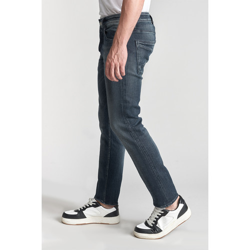 Jeans ajusté stretch 700/11, longueur 34 bleu en coton Noel Jean homme