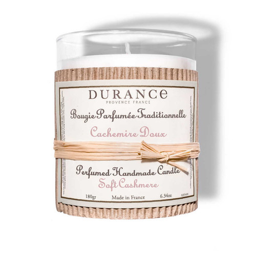 Durance - Bougie Traditionnelle Parfumée Cachemire Doux - Bougies et parfums d'intérieur