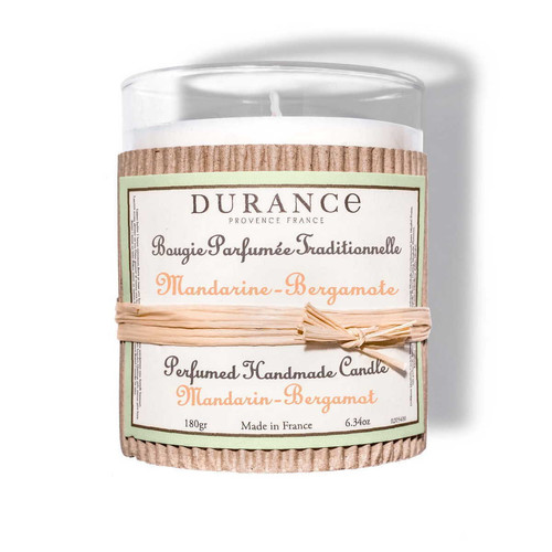 Durance - Bougie Traditionnelle Parfumée Mandarine Bergamote - Bougies et parfums d'intérieur
