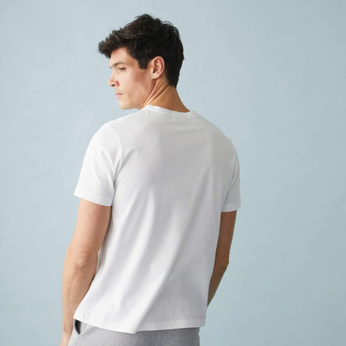 Tee-shirts Manches Courtes blanc en coton le Slip Français