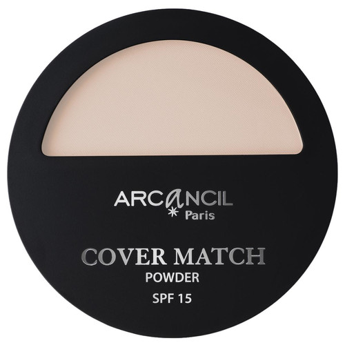 Arcancil - Poudre Compacte Two Way Cake Matifiante Et Haute Couvrance - Beige Rose - Cover Match - Arcancil