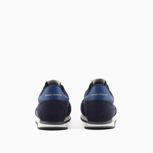 Armani Exchange - Baskets homme bleu nuit - Chaussures homme
